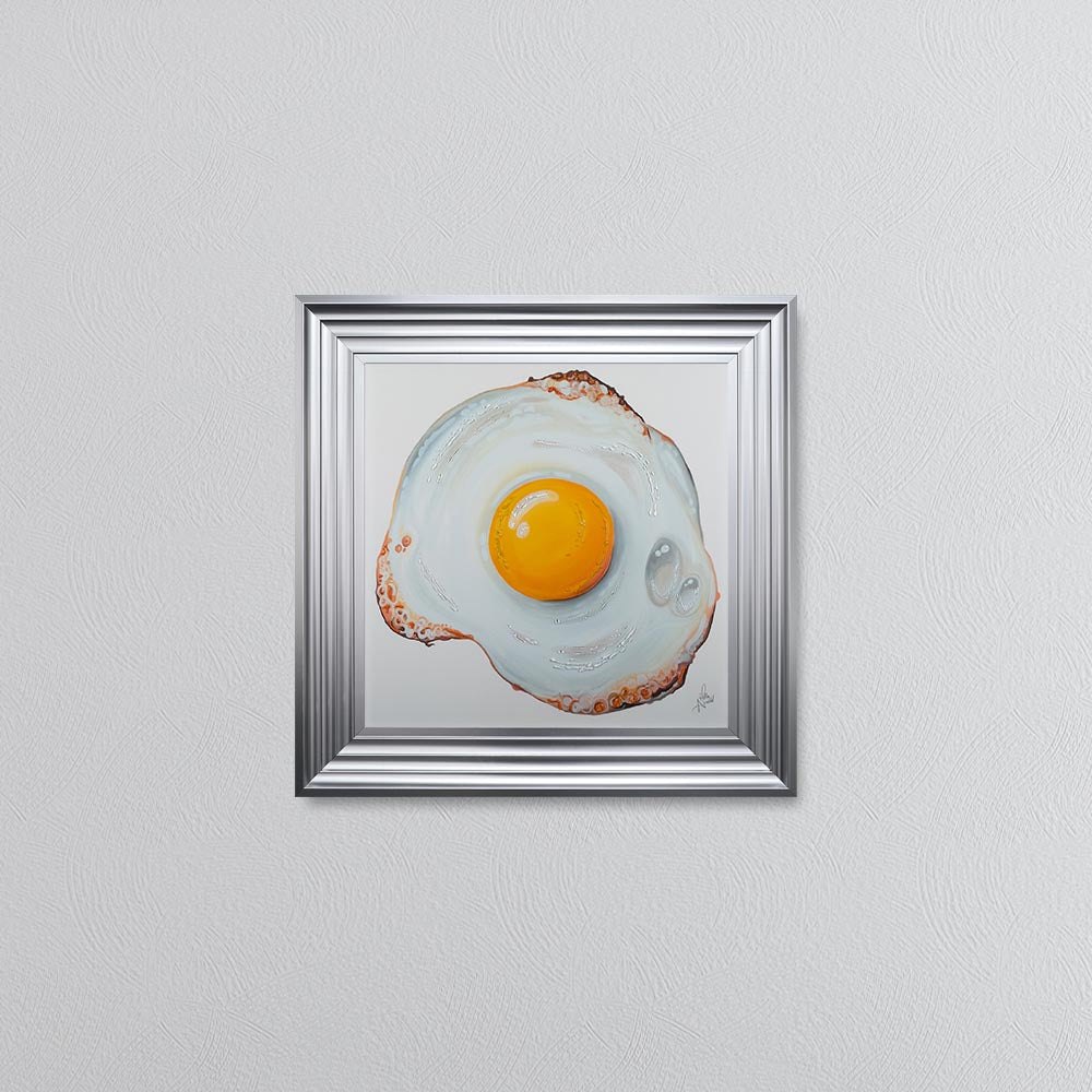 Fried Egg Framed Wall Art