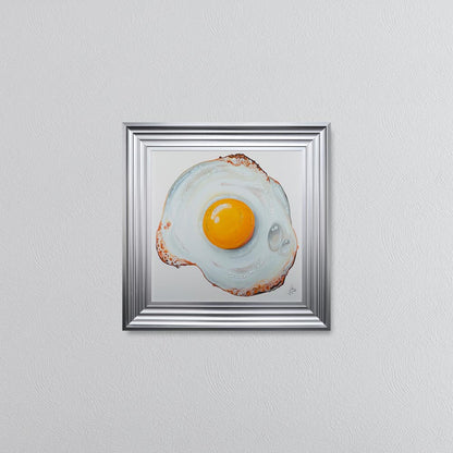 Fried Egg Framed Wall Art