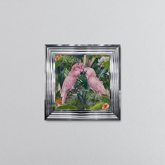 Jungle Love Cockatoo Framed Wall Art