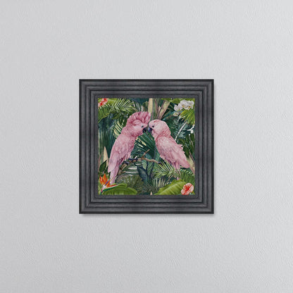 Jungle Love Cockatoo Framed Wall Art