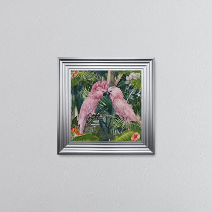 Jungle Love Cockatoo Framed Wall Art