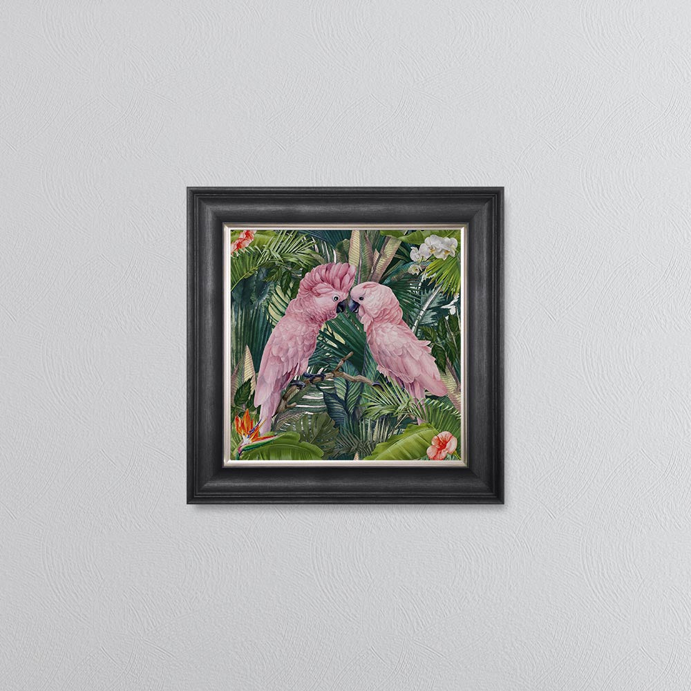 Jungle Love Cockatoo Framed Wall Art
