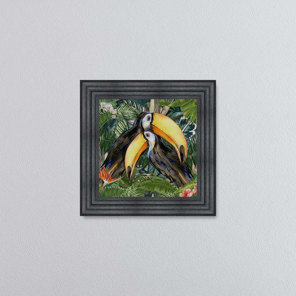 Jungle Love Toucan Framed Wall Art