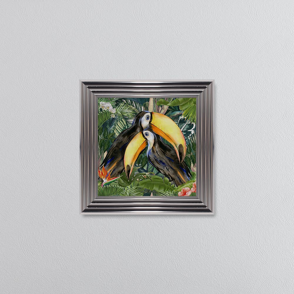 Jungle Love Toucan Framed Wall Art