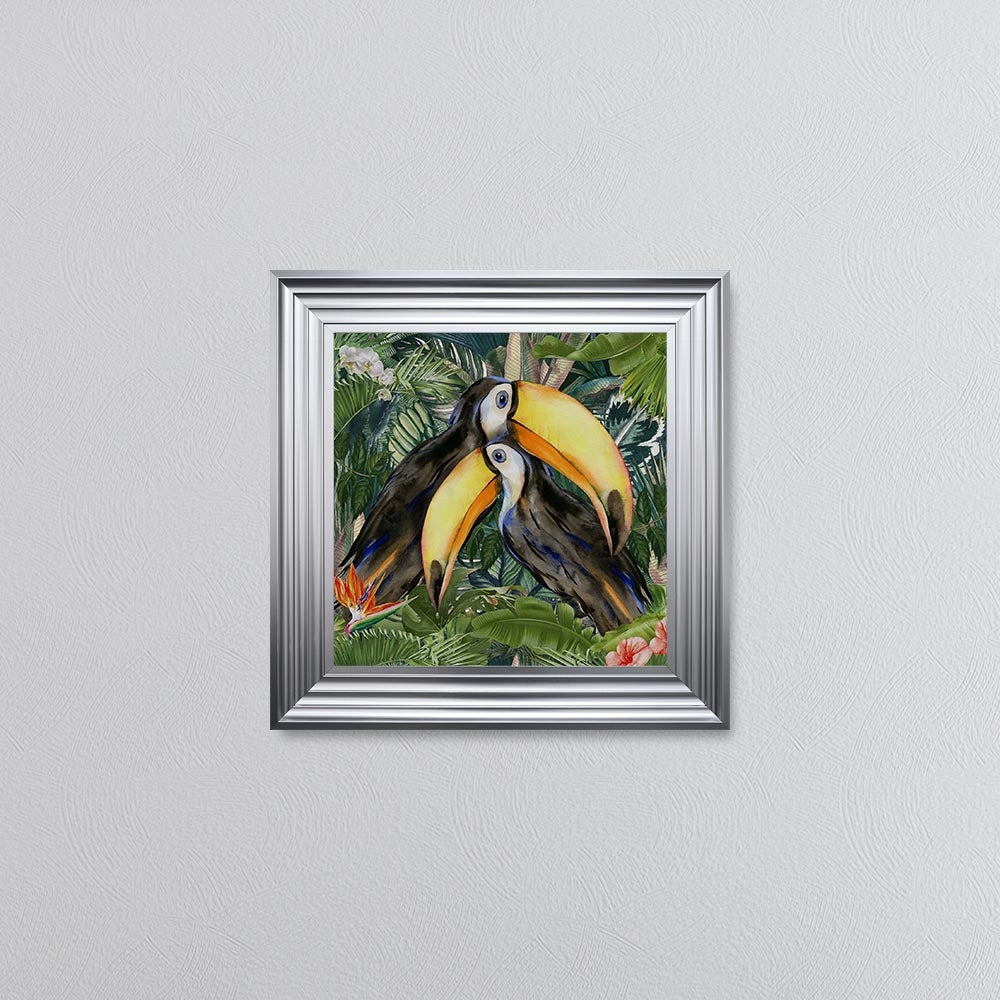 Jungle Love Toucan Framed Wall Art