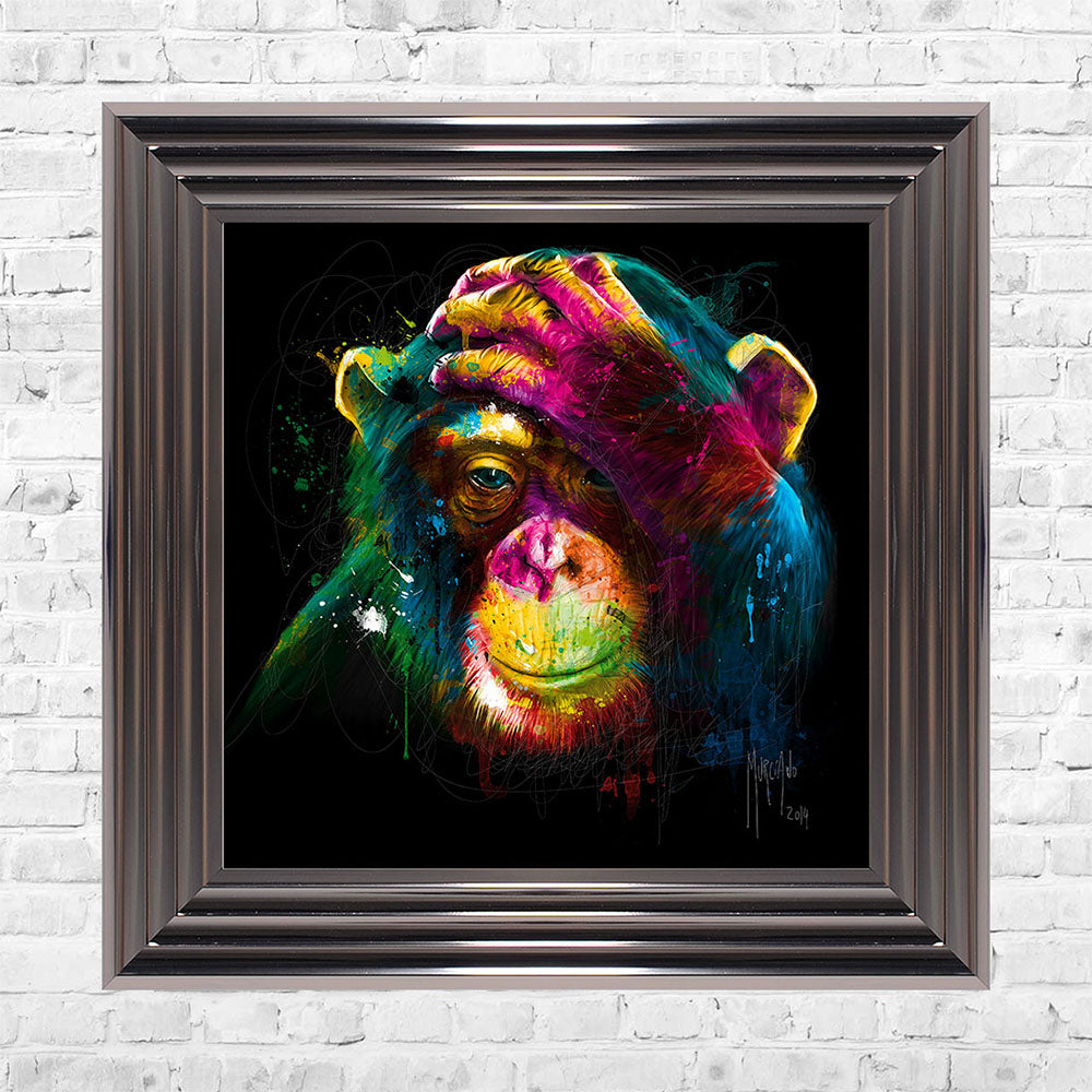 Darwin Monkey Framed Wall Art