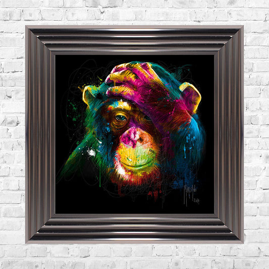 Darwin Monkey Framed Wall Art