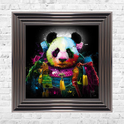 Panda Samurai Framed Wall Art