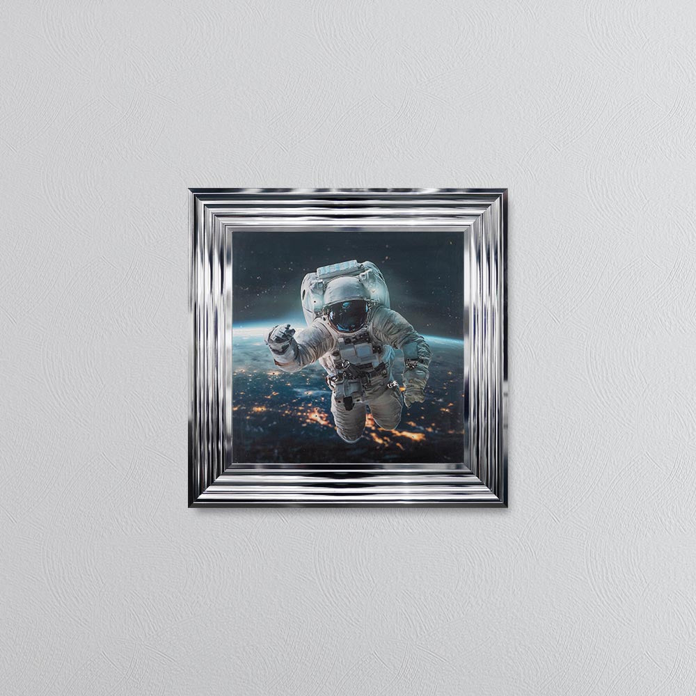 Spaceman Framed Wall Art