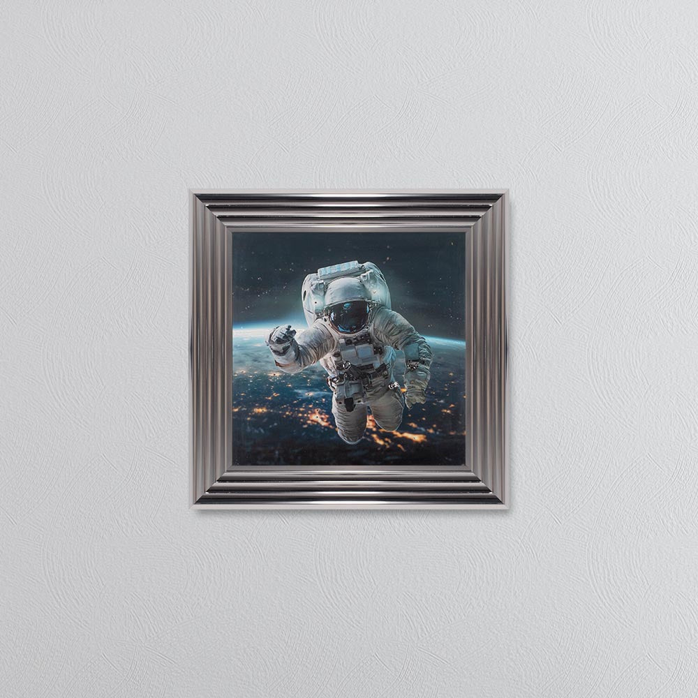 Spaceman Framed Wall Art