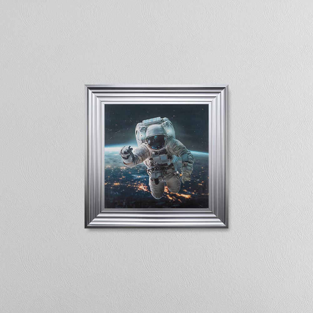 Spaceman Framed Wall Art