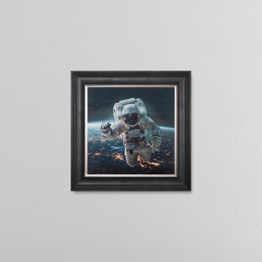 Spaceman Framed Wall Art