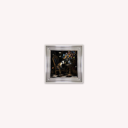Curiosity Badger at the Stately Home Framed Wall Art