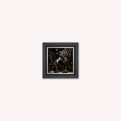 Curiosity Badger at the Stately Home Framed Wall Art