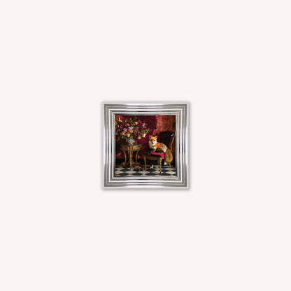 Curiosity Fox at the Stately Home Framed Wall Art