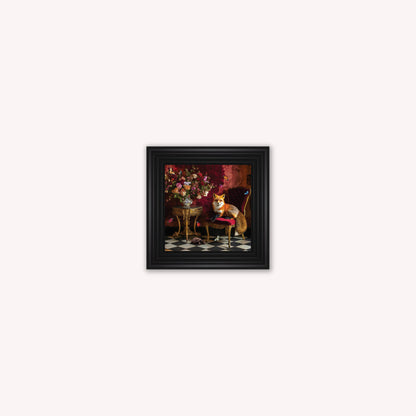 Curiosity Fox at the Stately Home Framed Wall Art