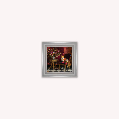 Curiosity Fox at the Stately Home Framed Wall Art