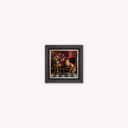 Curiosity Fox at the Stately Home Framed Wall Art