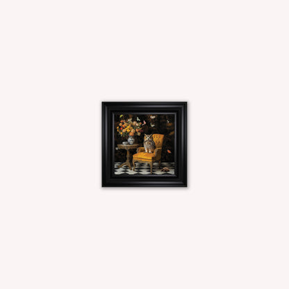 Curiosity Owl at the Stately Home Framed Wall Art