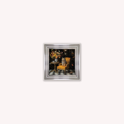 Curiosity Owl at the Stately Home Framed Wall Art
