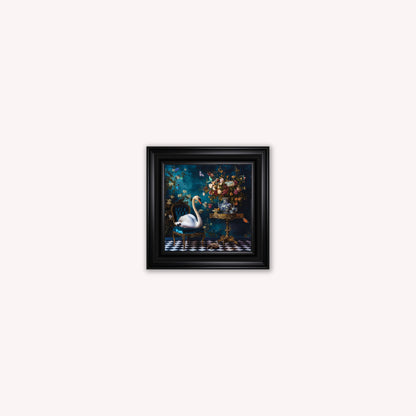 Curiosity Swan at the Stately Home Framed Wall Art
