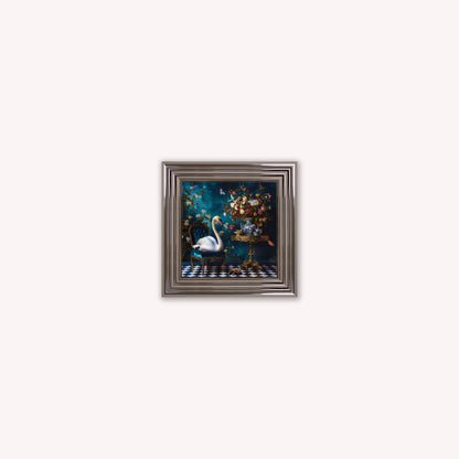 Curiosity Swan at the Stately Home Framed Wall Art