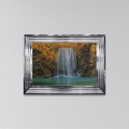 Autumn Waterfull Framed Wall Art