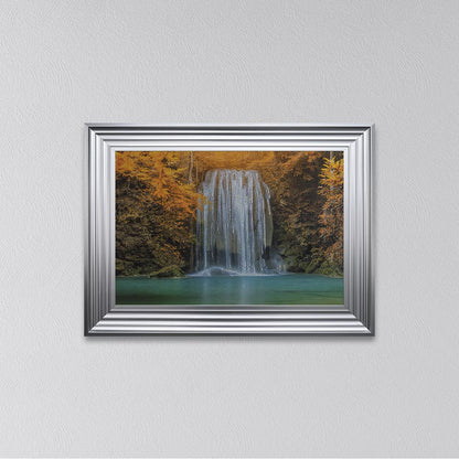 Autumn Waterfull Framed Wall Art