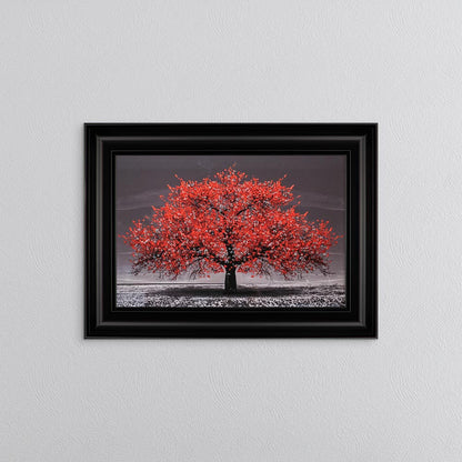 Red Cherry Tree Framed Wall Art