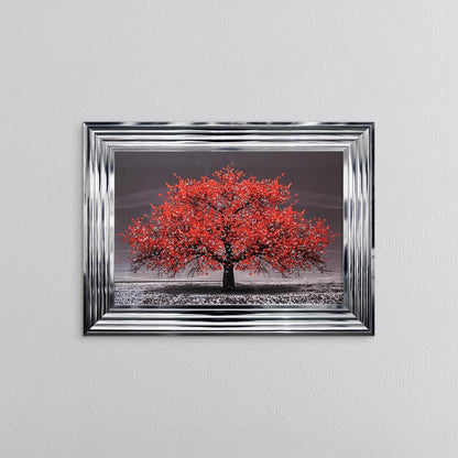 Red Cherry Tree Framed Wall Art