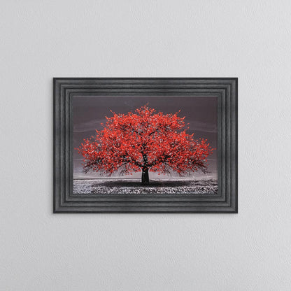 Red Cherry Tree Framed Wall Art