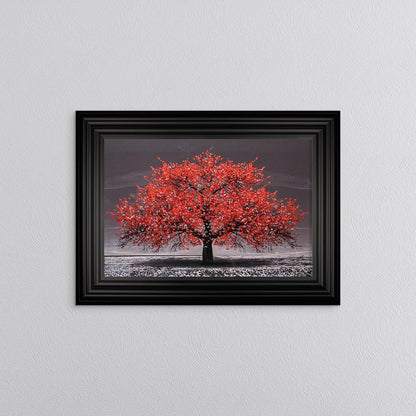 Red Cherry Tree Framed Wall Art
