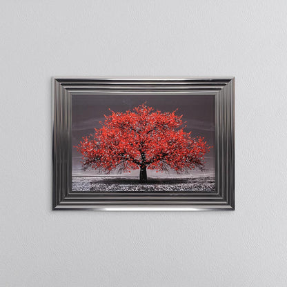 Red Cherry Tree Framed Wall Art