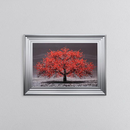 Red Cherry Tree Framed Wall Art