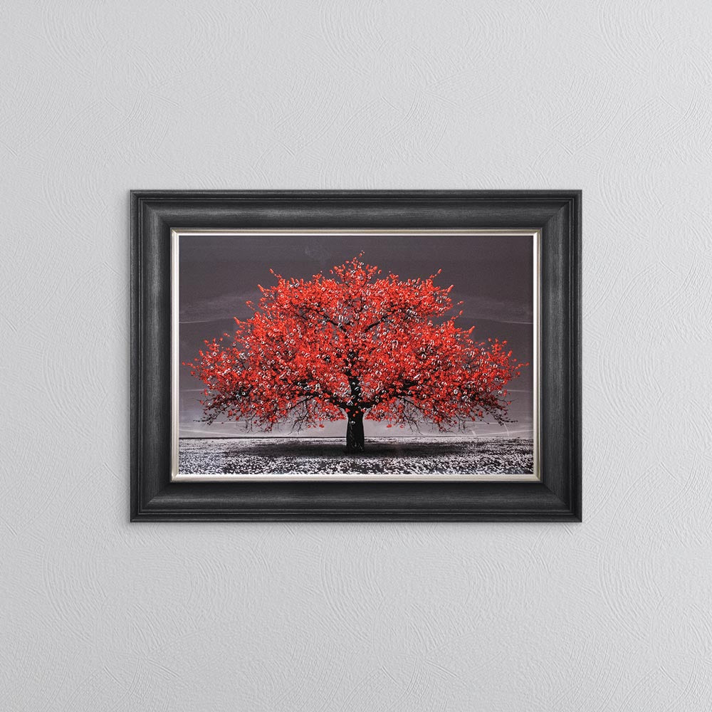 Red Cherry Tree Framed Wall Art