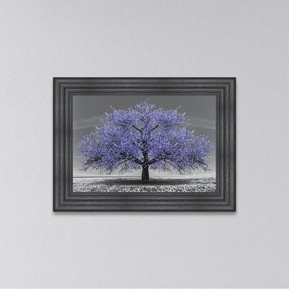 Very Peri Cherry Tree Framed Wall Art