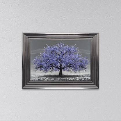 Very Peri Cherry Tree Framed Wall Art