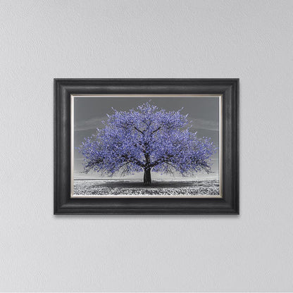 Very Peri Cherry Tree Framed Wall Art