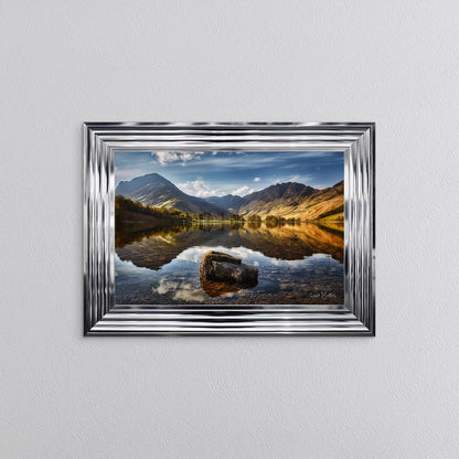 Buttermere Rock Reflections Framed Wall Art