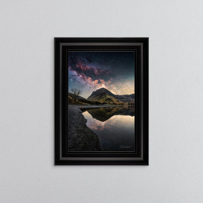 Buttermere Shore Milky Way Framed Wall Art
