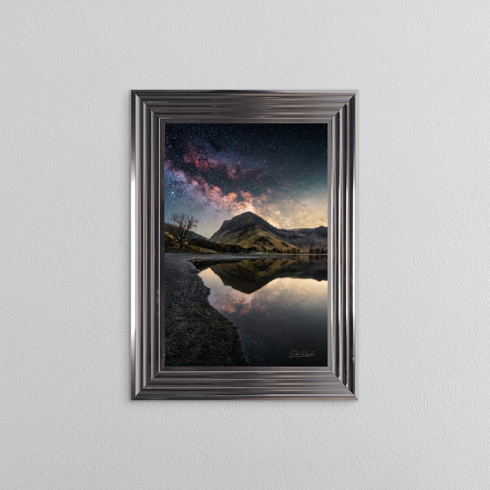 Buttermere Shore Milky Way Framed Wall Art