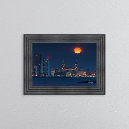Liverpool Skyline Framed Wall Art