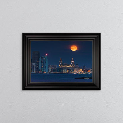 Liverpool Skyline Framed Wall Art