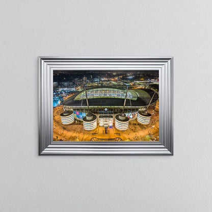 Manchester Blues Framed Wall Art