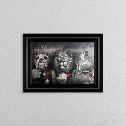 Lion Cartel Framed Wall Art