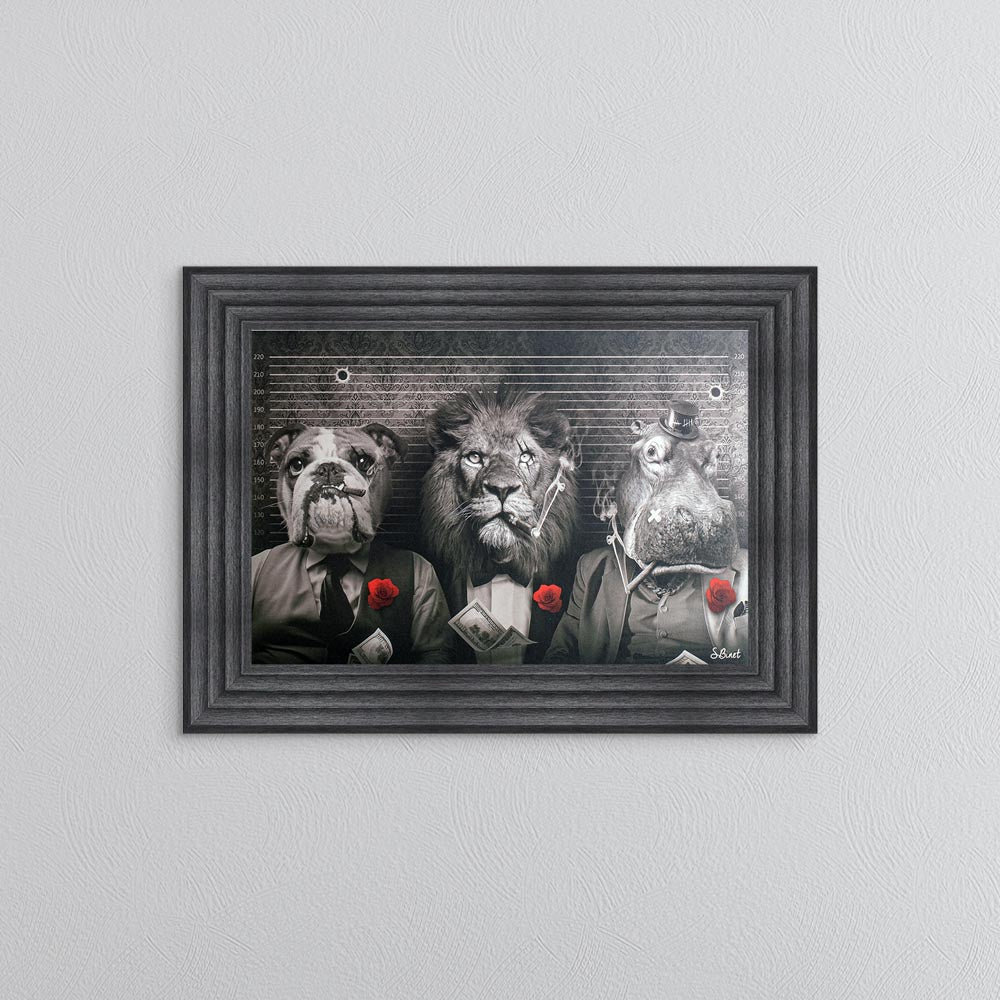 Lion Cartel Framed Wall Art