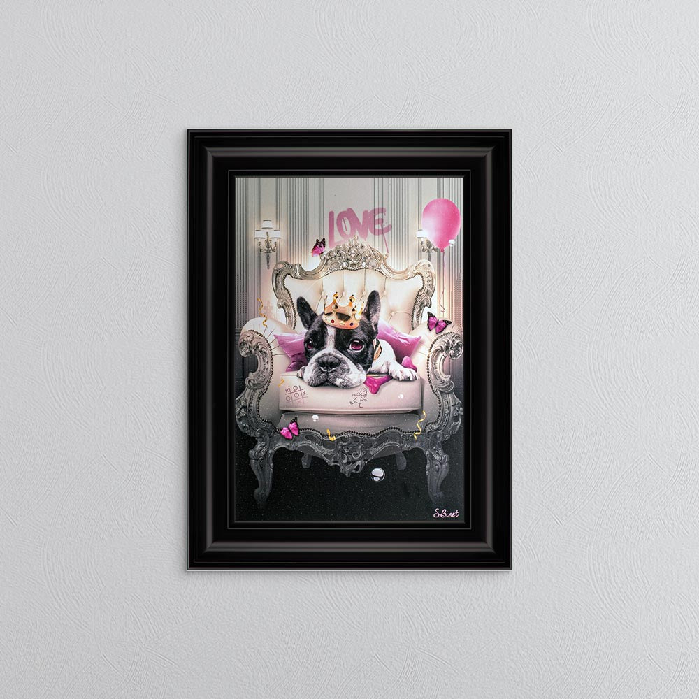 Doggy Love Framed Wall Art