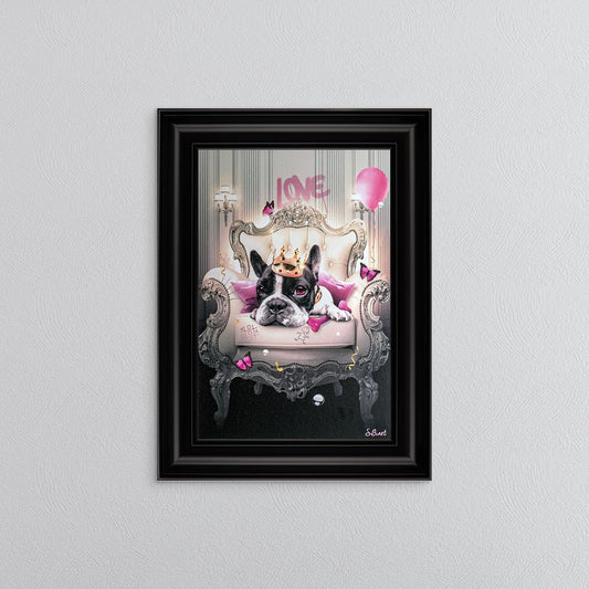 Doggy Love Framed Wall Art