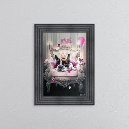 Doggy Love Framed Wall Art
