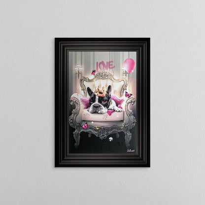 Doggy Love Framed Wall Art